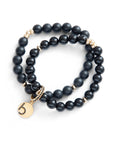 be ambitious  women's bracelet black onyx sterling silver 14kt gold vermeil handcrafted in canada  
