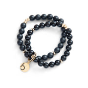 be ambitious  women's bracelet black onyx sterling silver 14kt gold vermeil handcrafted in canada  