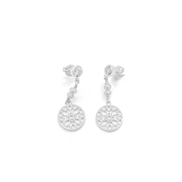 Earrings 1563 - Cashmere White