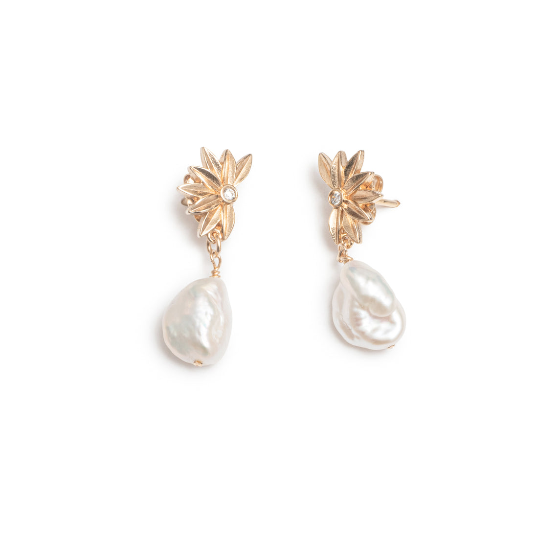 Boucles d'Oreilles 1567 - Golden Garden