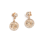 Earrings 1568 - Golden Garden