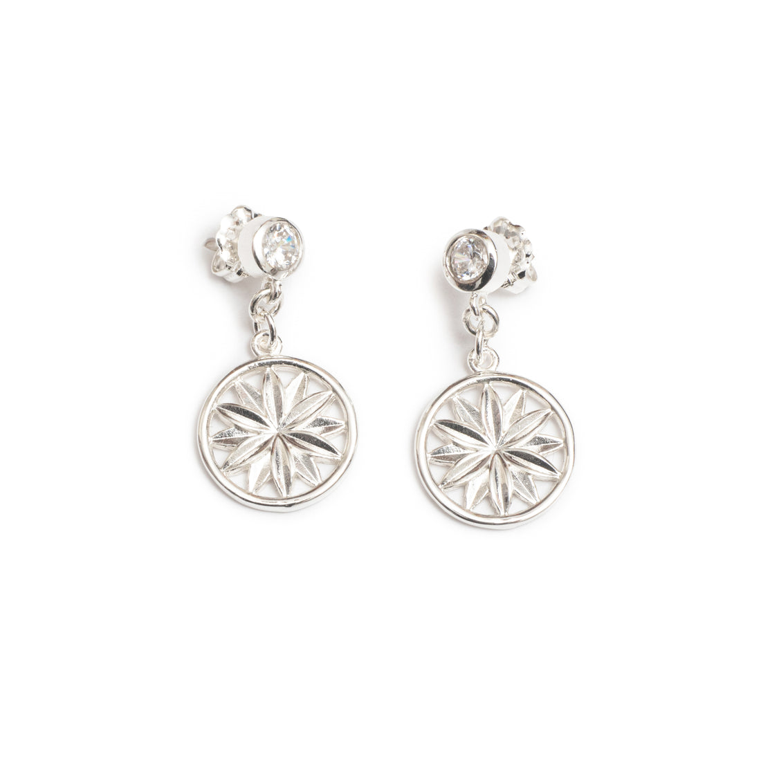 Earrings 1568 - Golden Garden