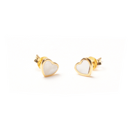 bo 1502 women's earrings sterling silver 14kt gold vermeil mother-of-pearl handcrafted in canada  