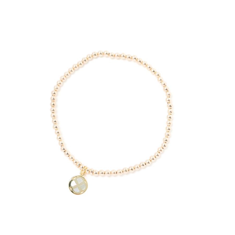 be blushing women's bracelet mother-of-pearl sterling silver 14kt gold vermeil handcrafted in canada  