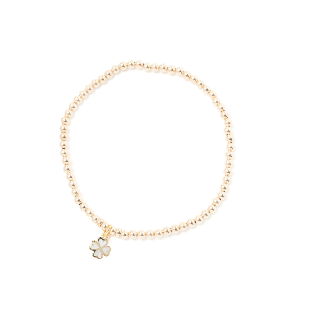 be blushing women&#39;s bracelet mother-of-pearl sterling silver 14kt gold vermeil handcrafted in canada  