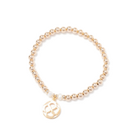 be charmed women's bracelet sterling silver 14kt gold vermeil handcrafted in canada  