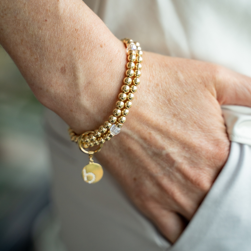 be razzled-dazzled women&#39;s bracelet sterling silver 14kt gold vermeil handcrafted in canada  