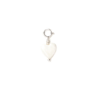 Mother-Of-Pearl Big Heart Charm