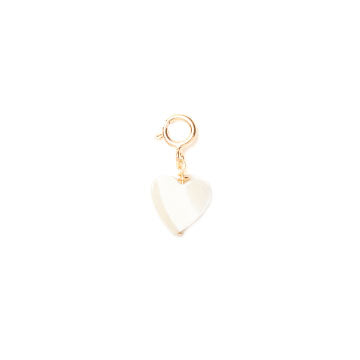 Mother-Of-Pearl Big Heart Charm