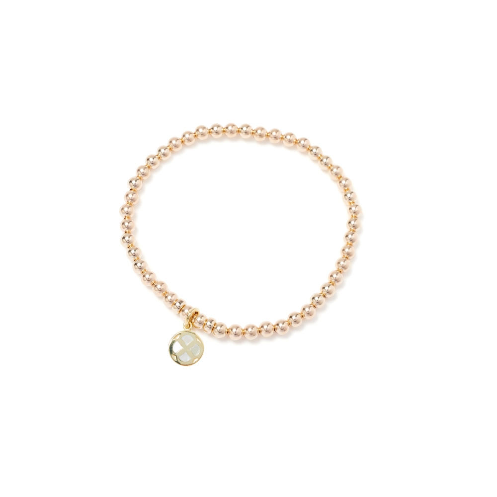 be gifted women's bracelet mother-of-pearl sterling silver 14kt gold vermeil handcrafted in canada  