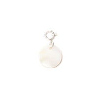 Mother-Of-Pearl Round Charm